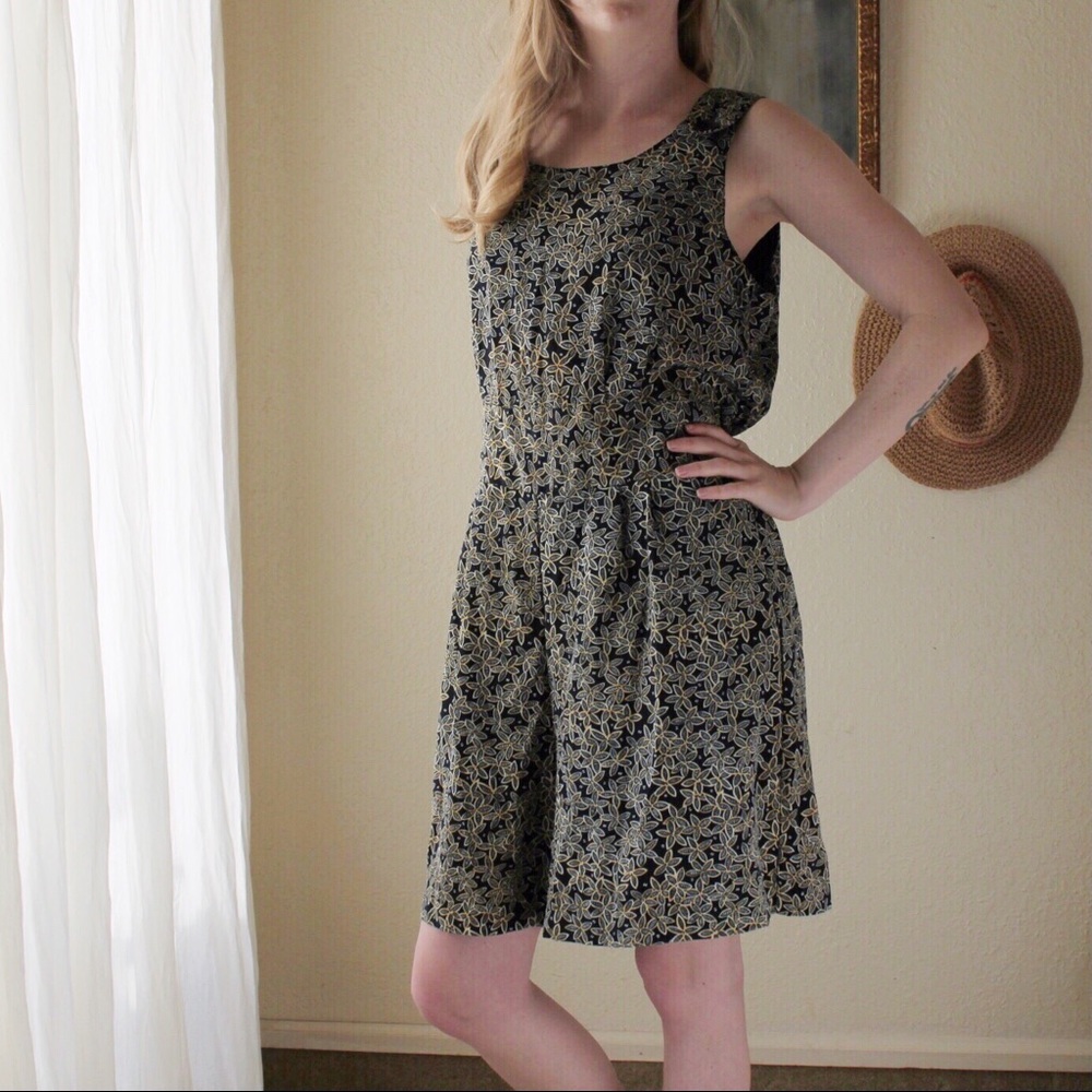 Strappy Back Floral Romper